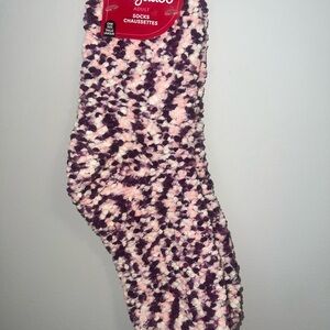 Snugadoo Cozy Pink and Purple Socks